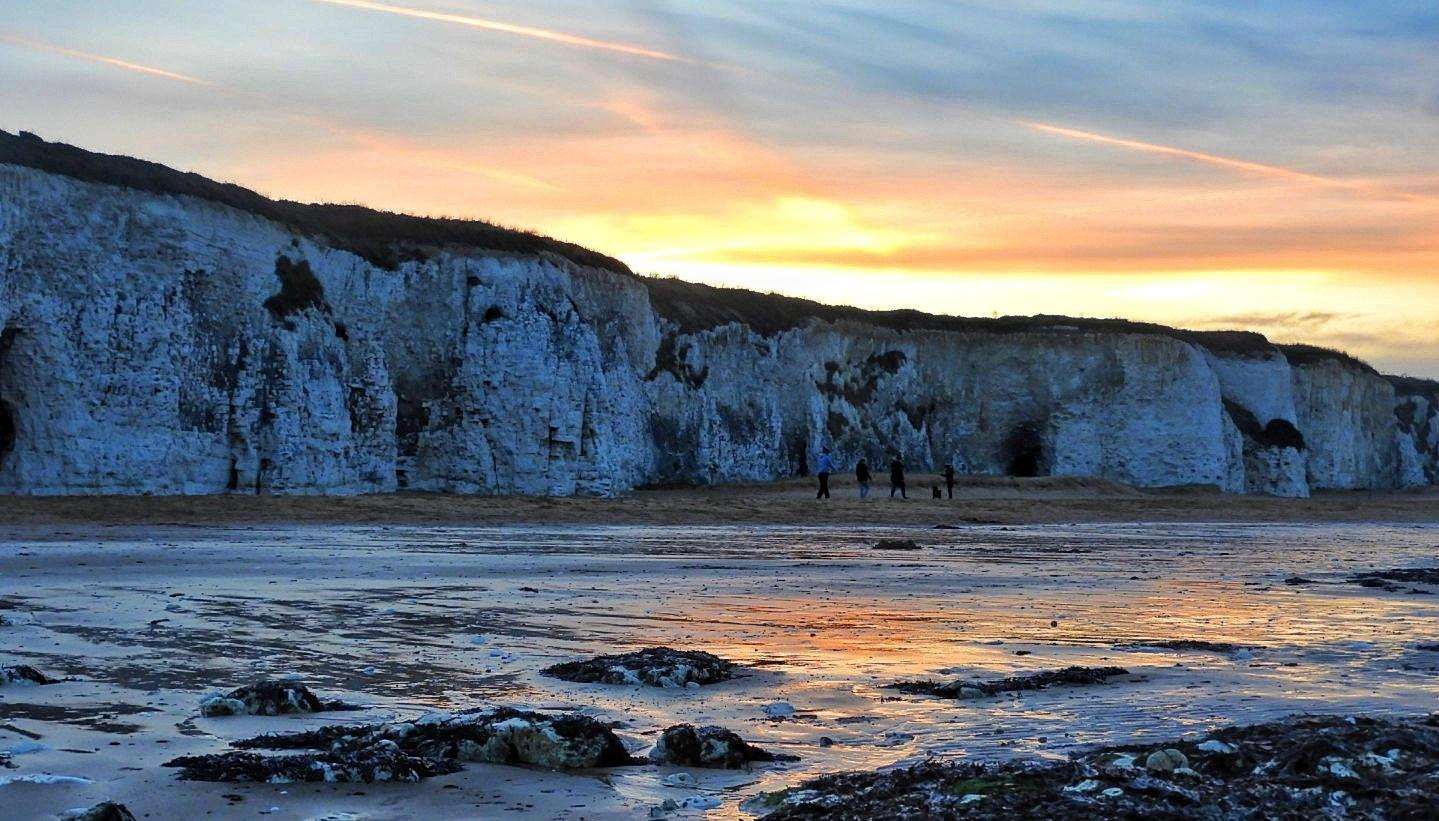 Carole Adams sent in this stunning picture of Botany Bay at sunset