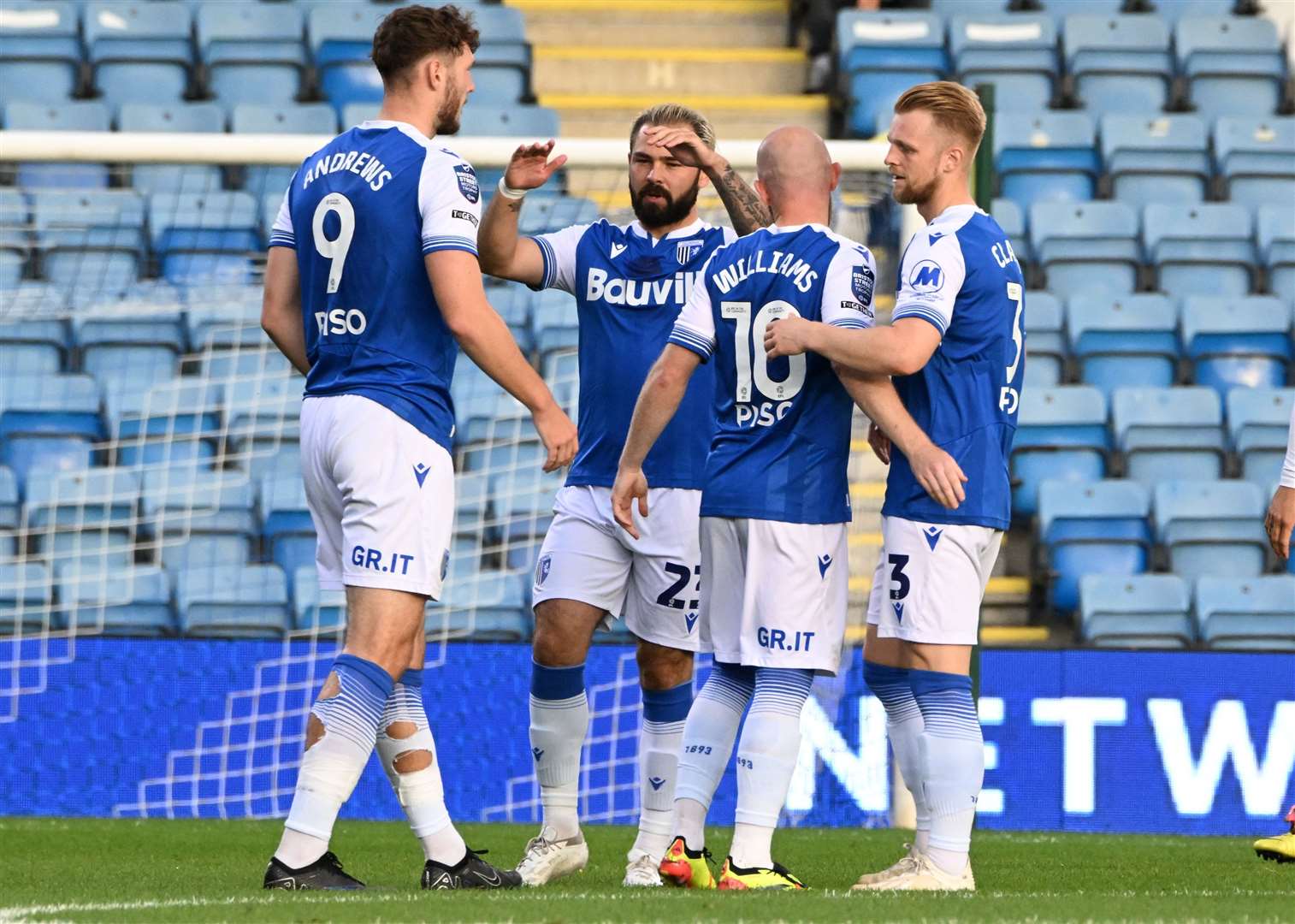 Bradley Dack returned for the Gills on Tuesday night Picture: Barry Goodwin