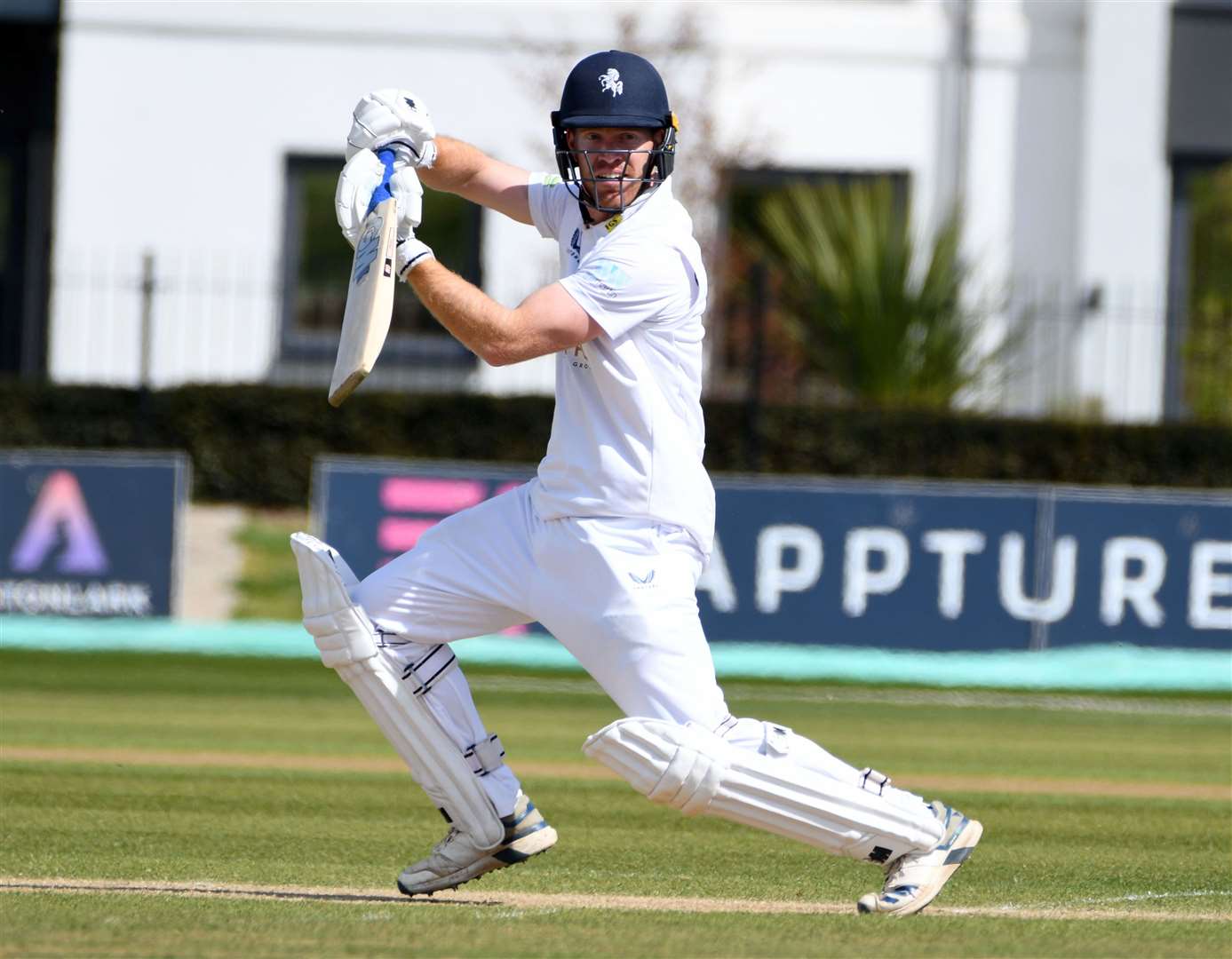 Kent opener Ben Compton – unbeaten on 38 against Middlesex. Picture: Barry Goodwin