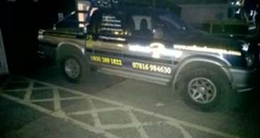 Damian Taylor Wilson's truck was stolen in broad daylight at Southwall Road Industrial Estate, Deal. It has since been spotted being driven around east Kent