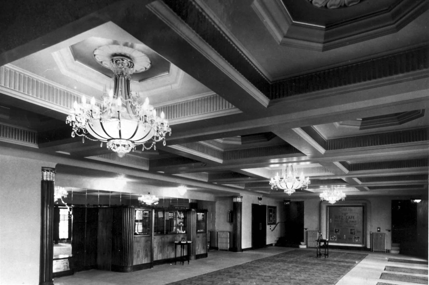 Inside the Ritz cinema which was built in 1937 on the site of the now set to close Buzz Bingo club. Undated file picture