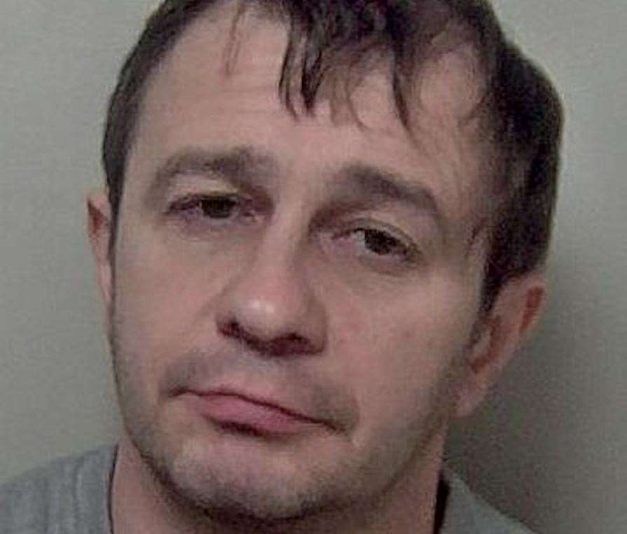 Marius Mazurek, 41, of Surrey Road, Cliftonville, has been jailed after pouring boiling water over his girlfriend at her home in Westgate-on-Sea. Pic: Kent Police