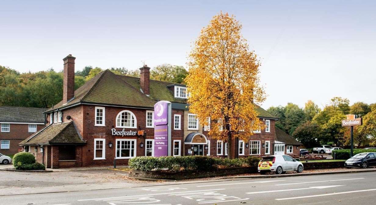 David Barnes died after choking on his dinner at The Royal Oak Beefeater, in Sevenoaks