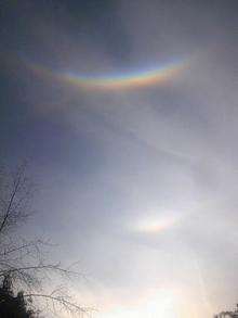 Upside down rainbow