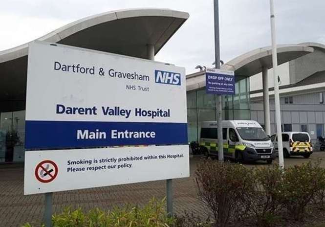 Dartford's Darent Valley Hospital suffered a power outage this morning