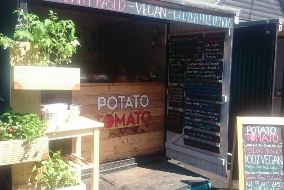 100% vegan Potato Tomato in Whistable