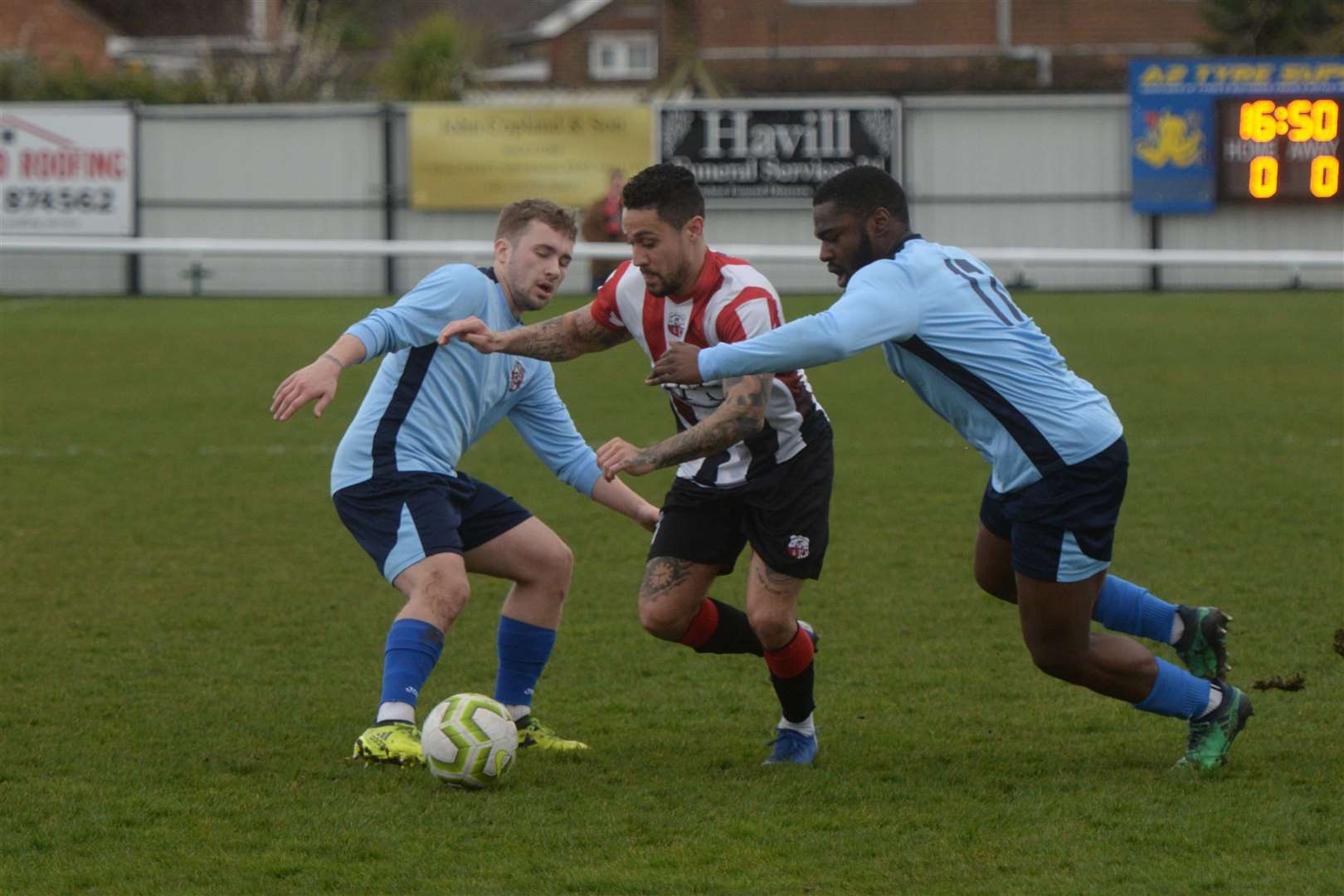 Sheppey take on Glebe during the last weekend of the now expunged 2019/20 SCEFL season Picture: Chris Davey