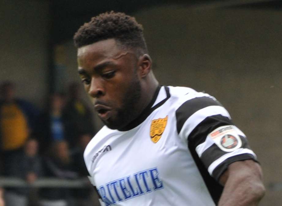 Maidstone striker Yemi Odubade Picture: Steve Terrell