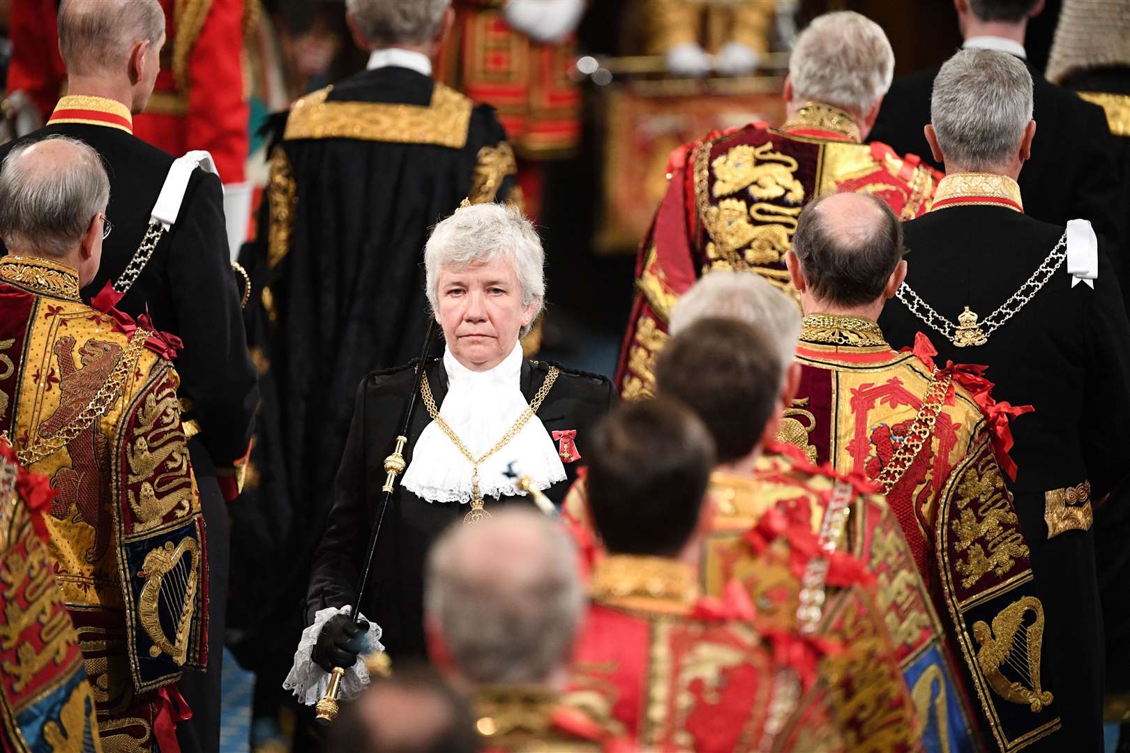 Lady Usher of the Black Rod Sarah Clarke (Leon Neal/PA)