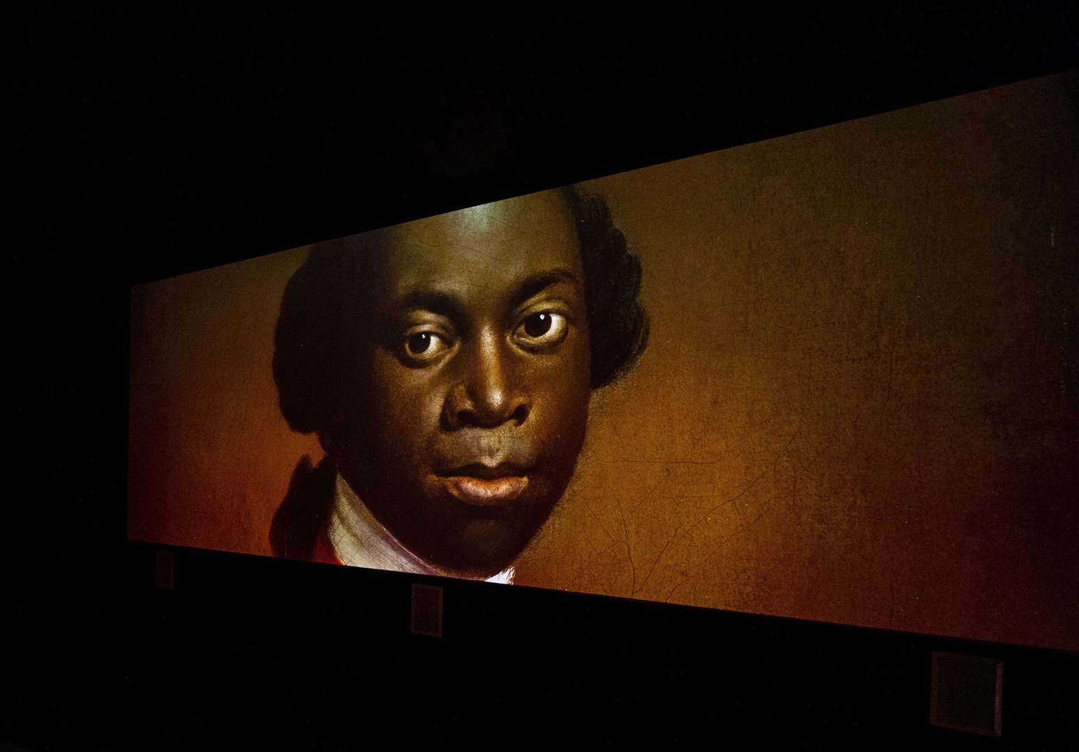 A photo of Olaudah Equiano from a play at The Historic Dockyard in Chatham, Photo: Rikard Osterlund