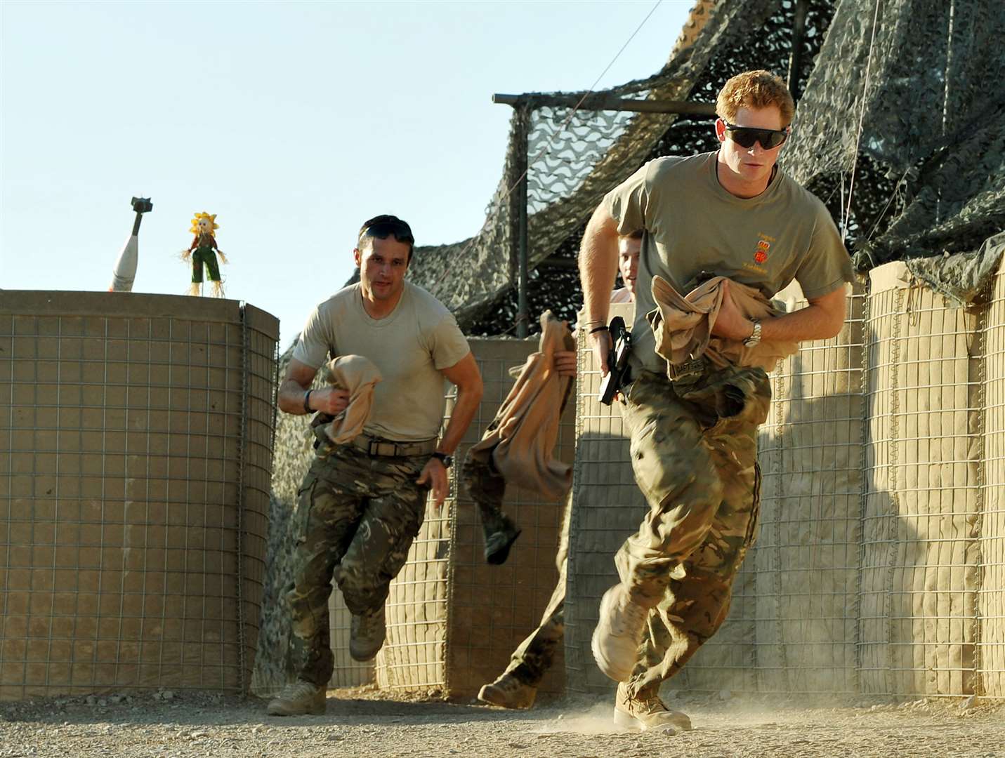 Harry serving in Afghanistan in 2012 (John Stillwell/PA)