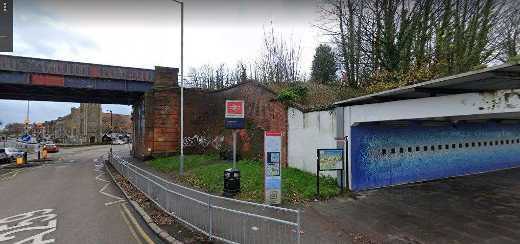 Emergency services were called to Folkestone Central Station. Picture: Google
