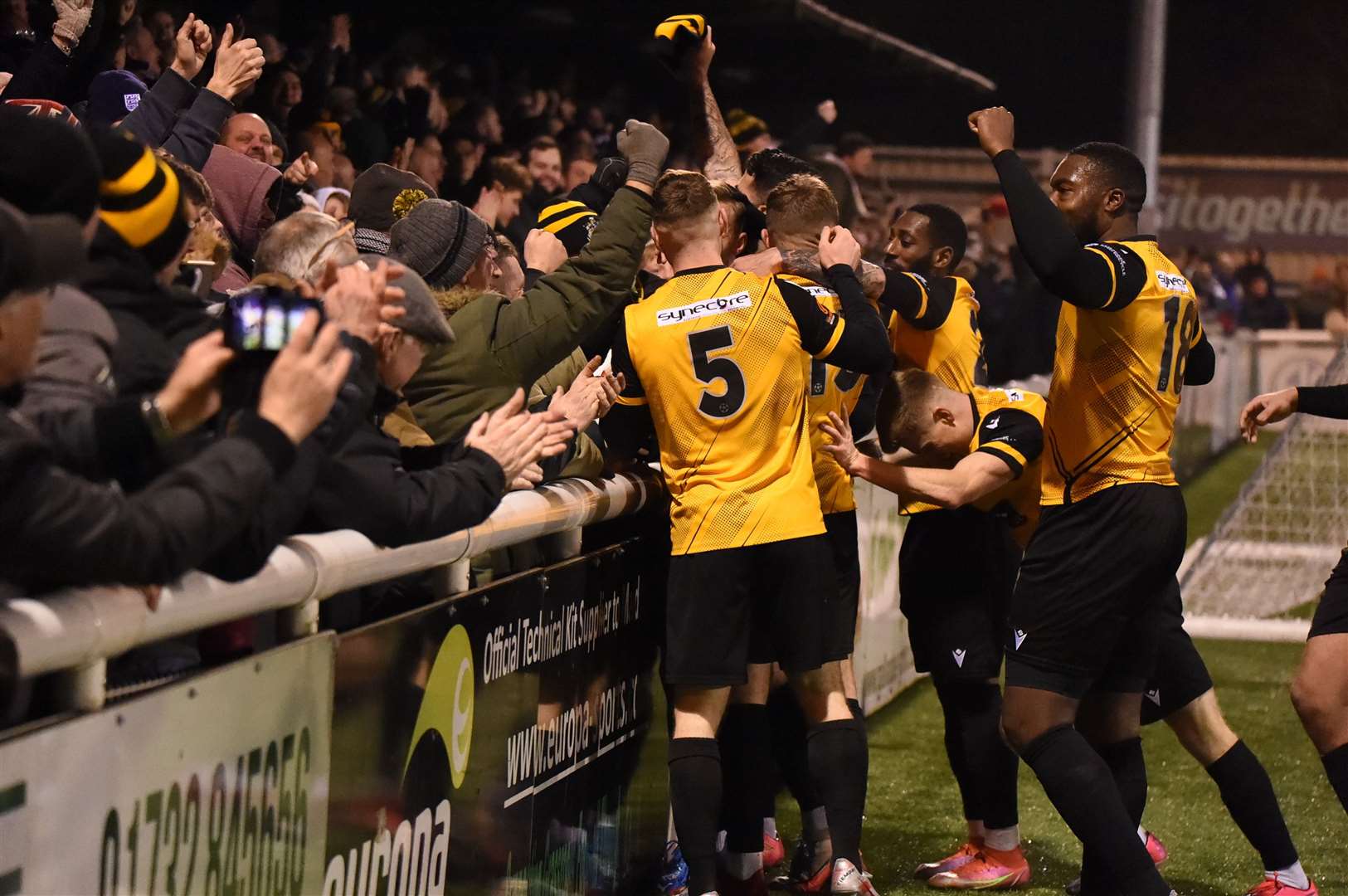 Maidstone beat Ebbsfleet 4-0 on Tuesday night, extending their unbeaten run in National South to 10 games Picture: Steve Terrell