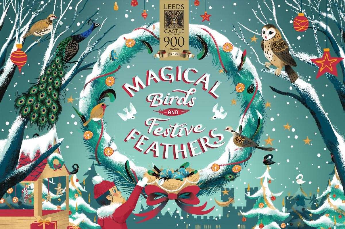 It’s going to be a Christmas of magical birds and festive feathers at Leeds Castle so don’t miss out!