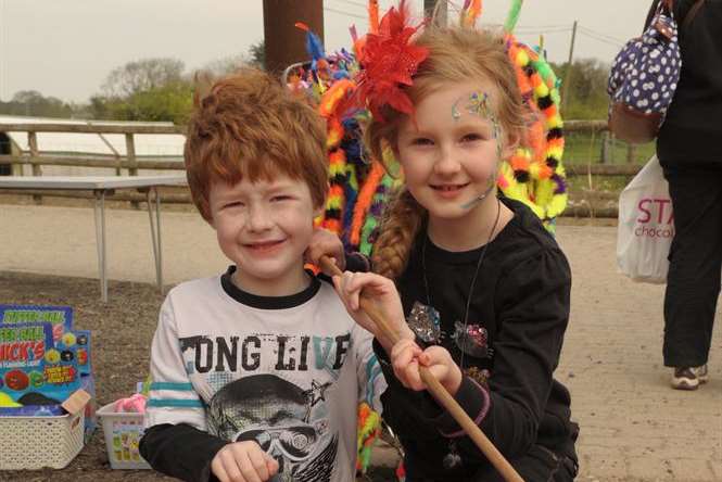 Olivia, eight, and Billy Jones, six.