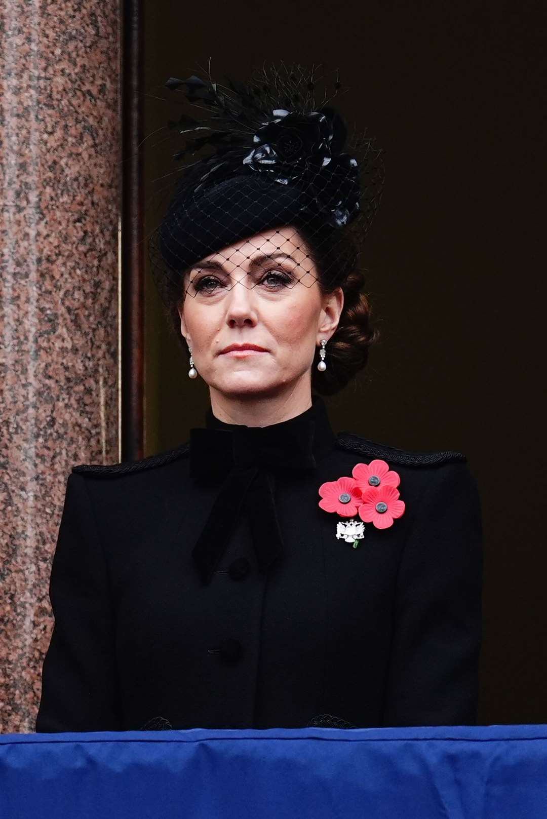 Kate recently attended the Remembrance Sunday service at the Cenotaph (Aaron Chown/PA)