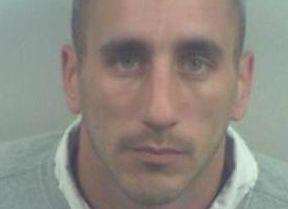 Stephen Durbin, 34, of Fleet Road, Northfleet, has been locked up for dealing. Picture: Kent Police