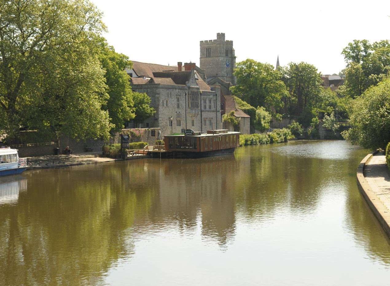 Archbishop's Palace on the River Medway