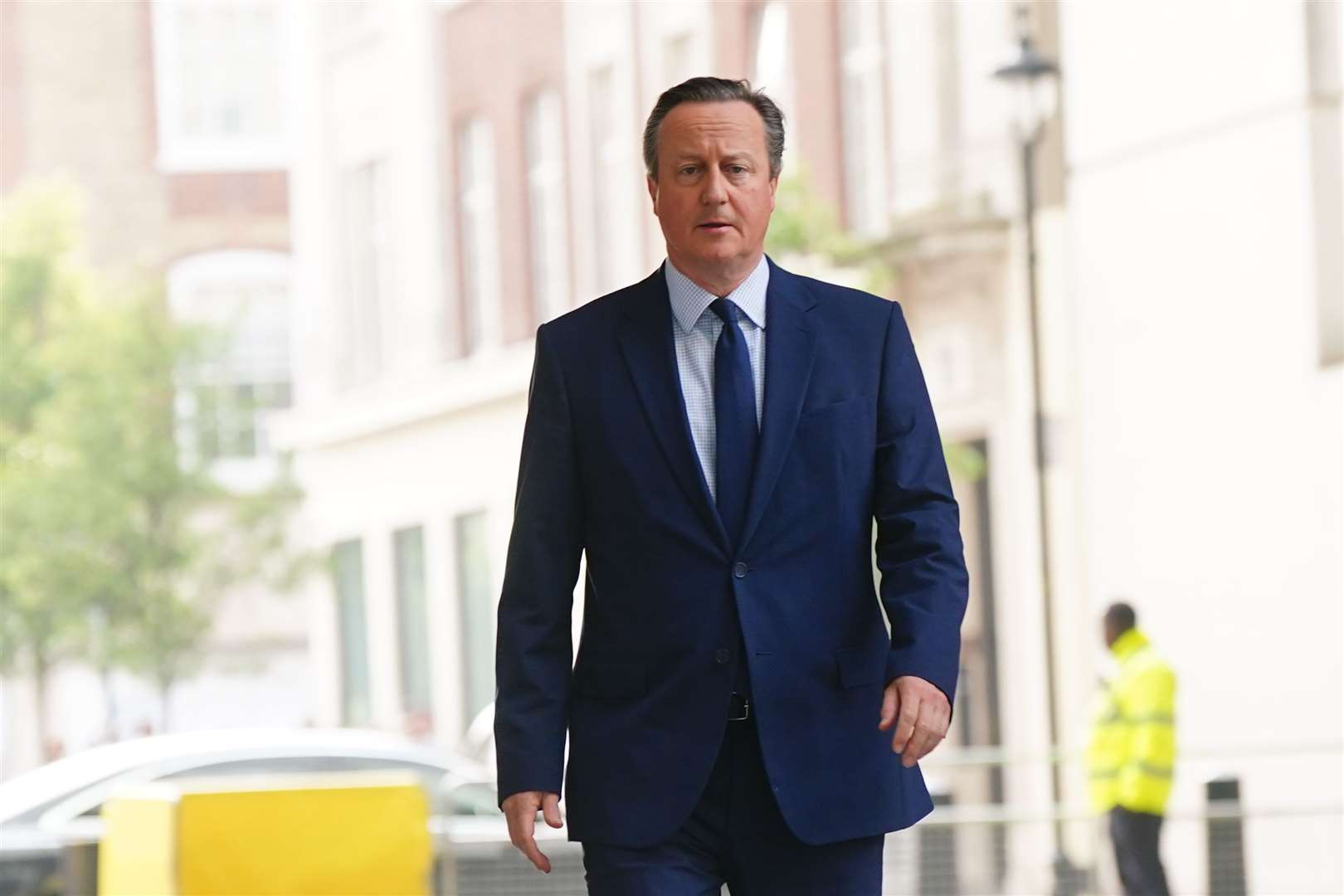 The alleged spy is said to have met Lord Cameron at a Downing Street reception (Victoria Jones/PA)