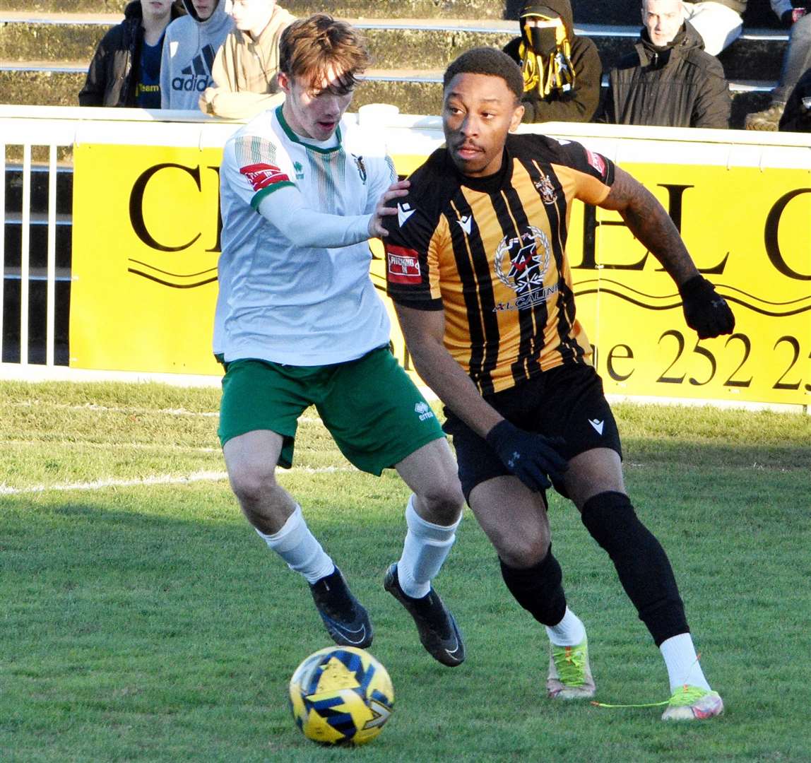 Folkestone frontman Luke Holness looks for options. Picture: Randolph File