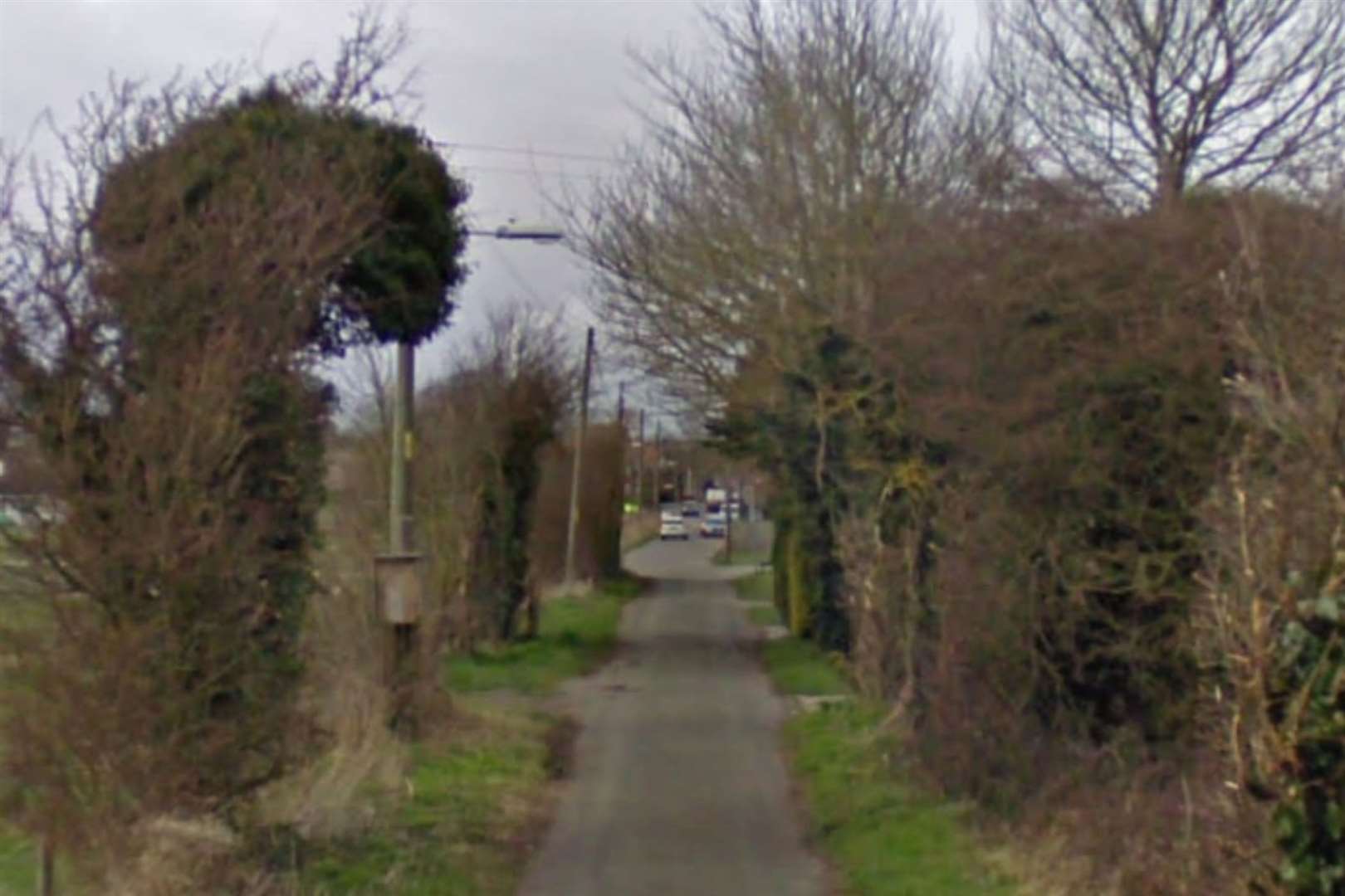 The altercation happened on Church Lane, New Romney. Photo: Google