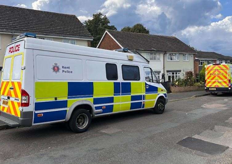 Police in Bright Ridge in Southborough, near Tunbridge Wells, after a woman in her 80s was killed