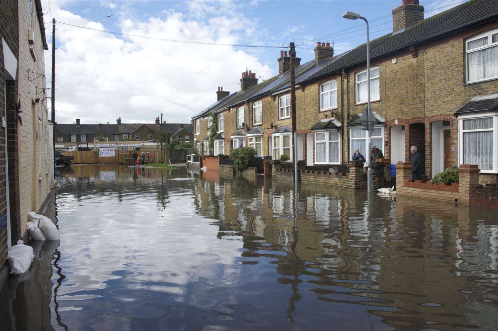 Albert Road underwater in 2015. Picture: D Melhuish