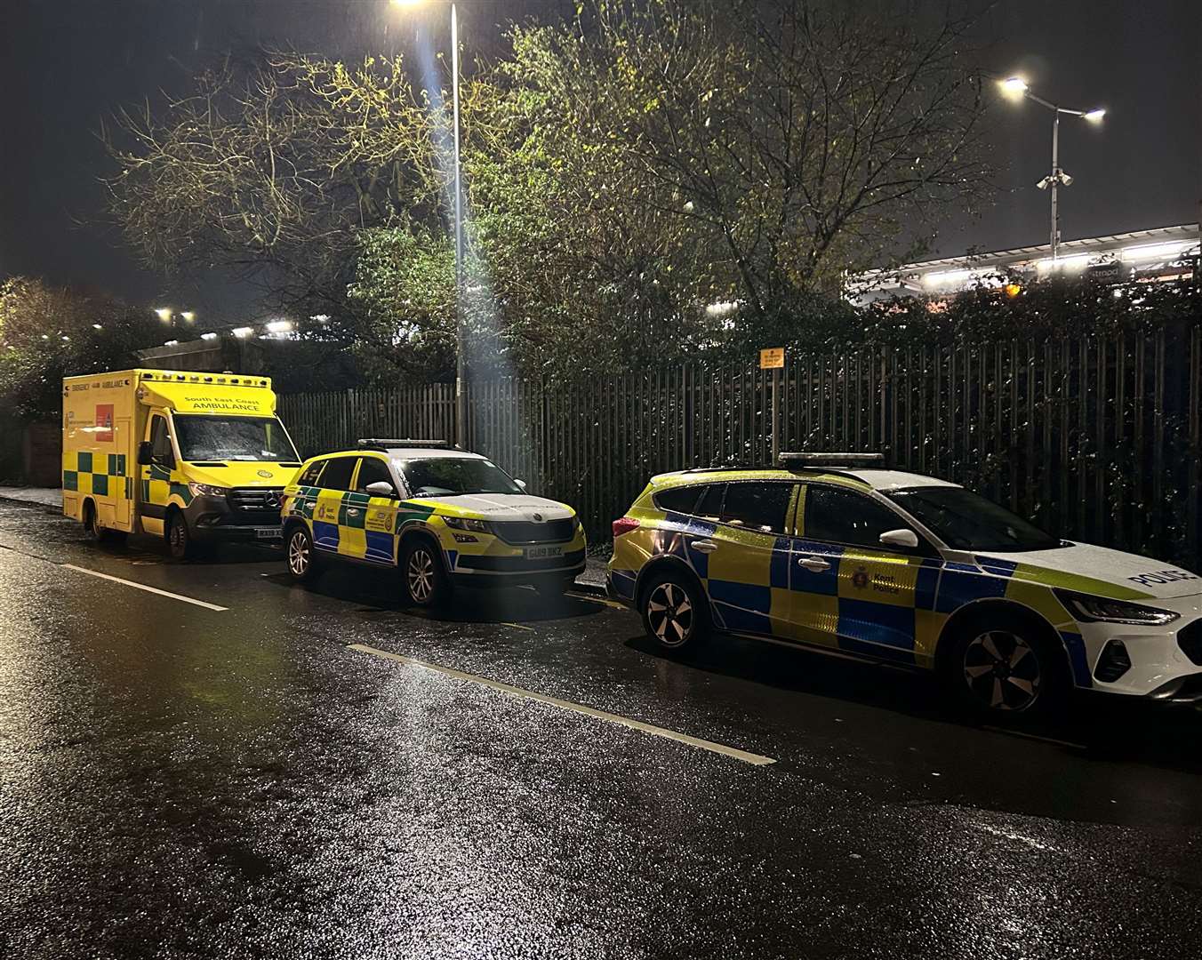 Emergency services were called to an incident in the Station Road area of Strood