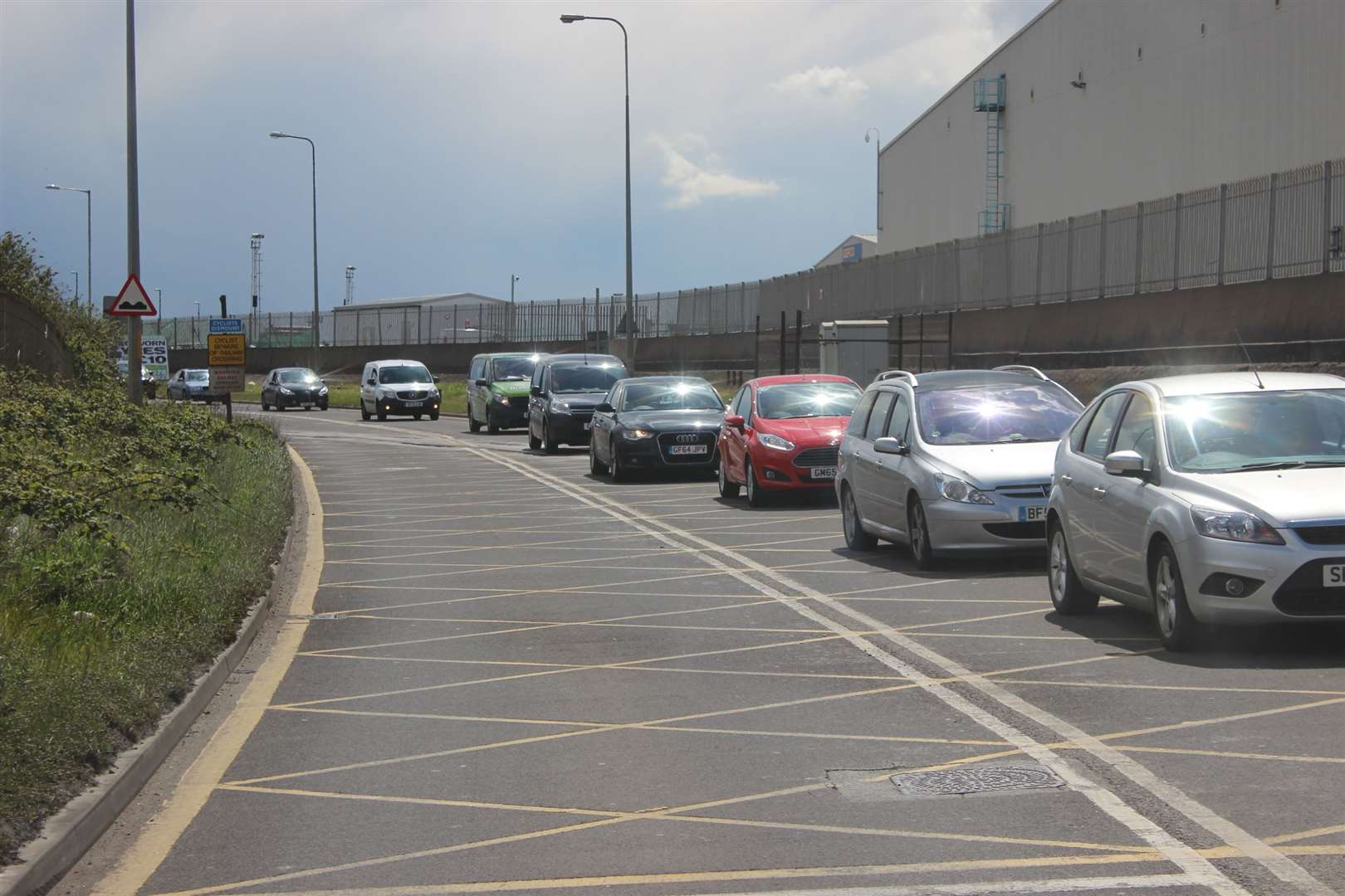 Traffic at Brielle Way, Blue Town, Sheerness, Sheppey