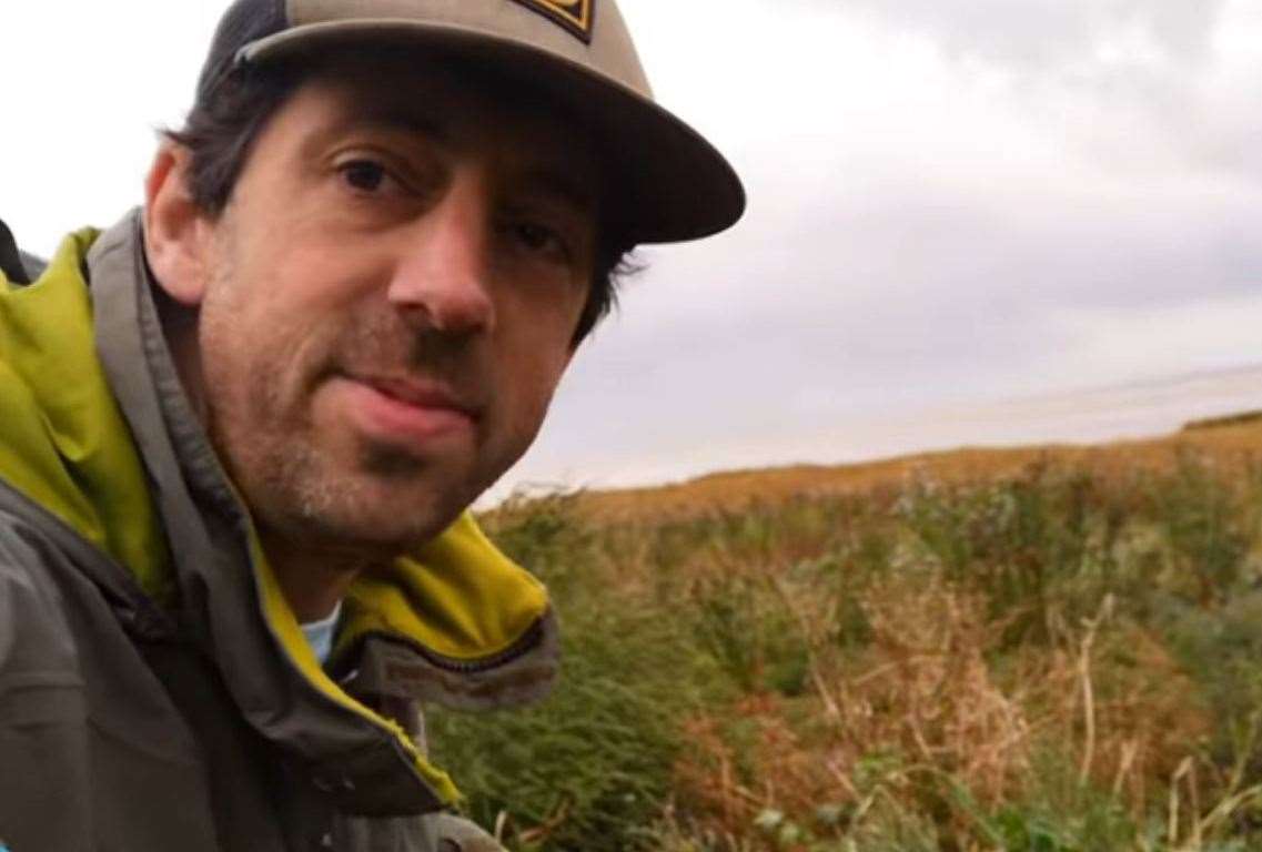 Thanet conservationist Nik Mitchell made the discovery in Pegwell Bay