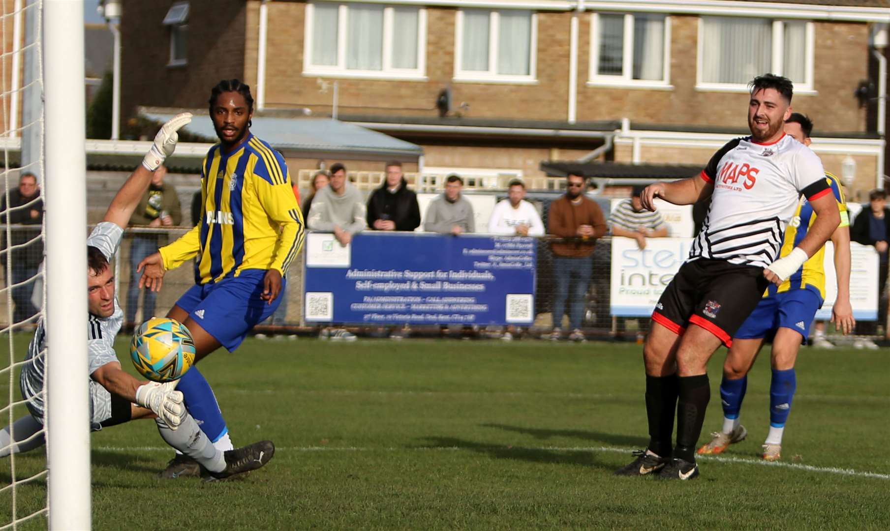 Connor Coyne doubles Deal's advantage against Stansfeld. Picture: Paul Willmott