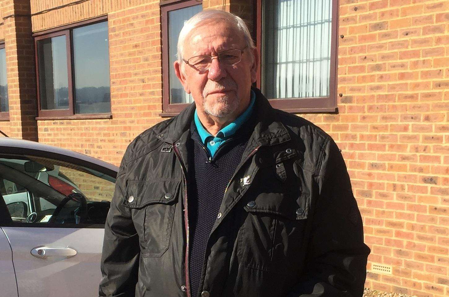 Bowls enthusiast Dennis Rock was one of the regulars who was worried he would lose equipment