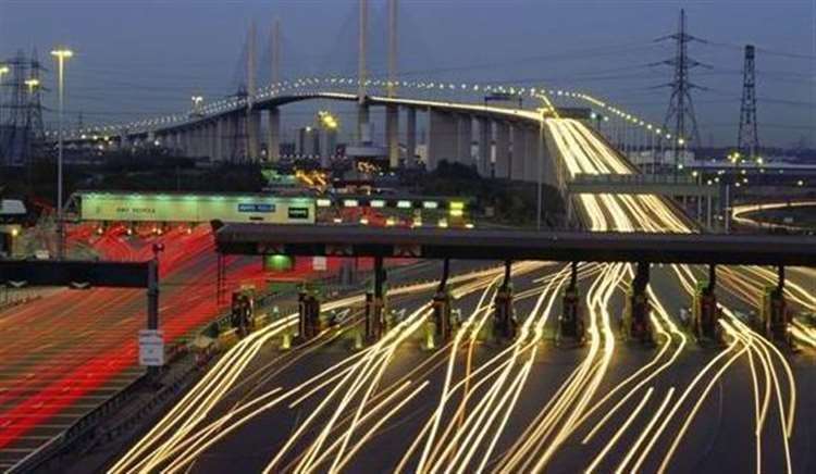 The Dartford Crossing. Stock Image