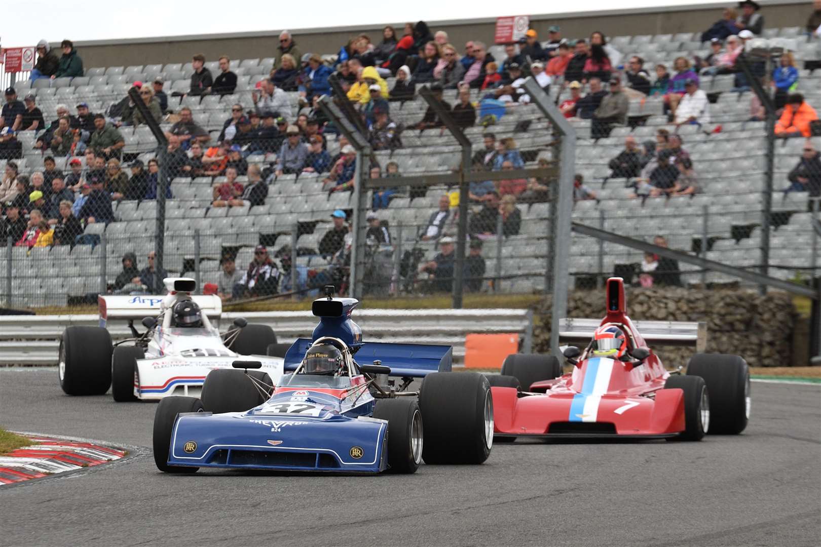 Greg Thornton won both Formula 5000 races in his 1973 Chevron B24 Picture: Simon Hildrew