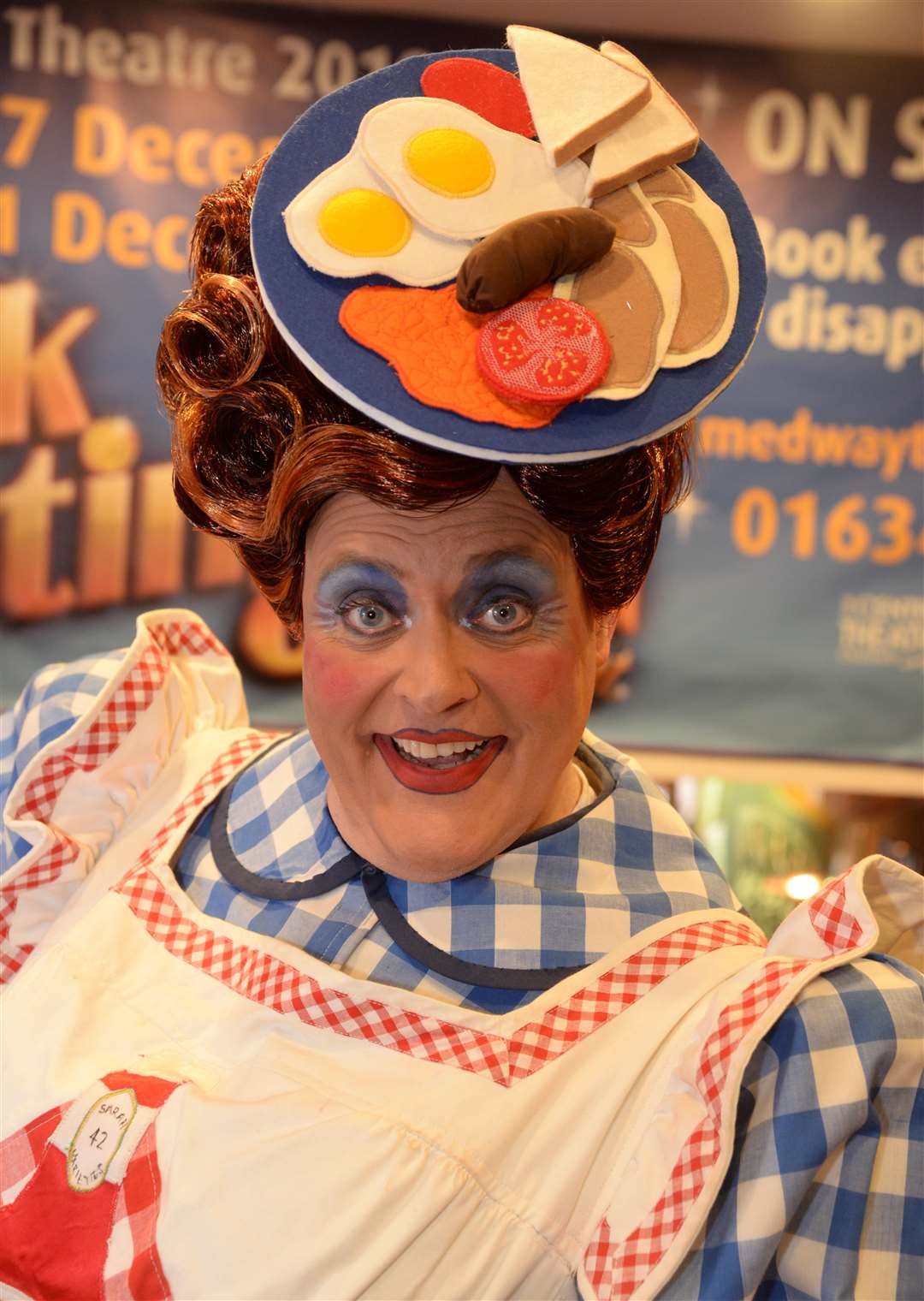 Ian Good plays Sarah the Cook in Dick Whittington at the Central Theatre, Chatham. Picture: Chris Davey