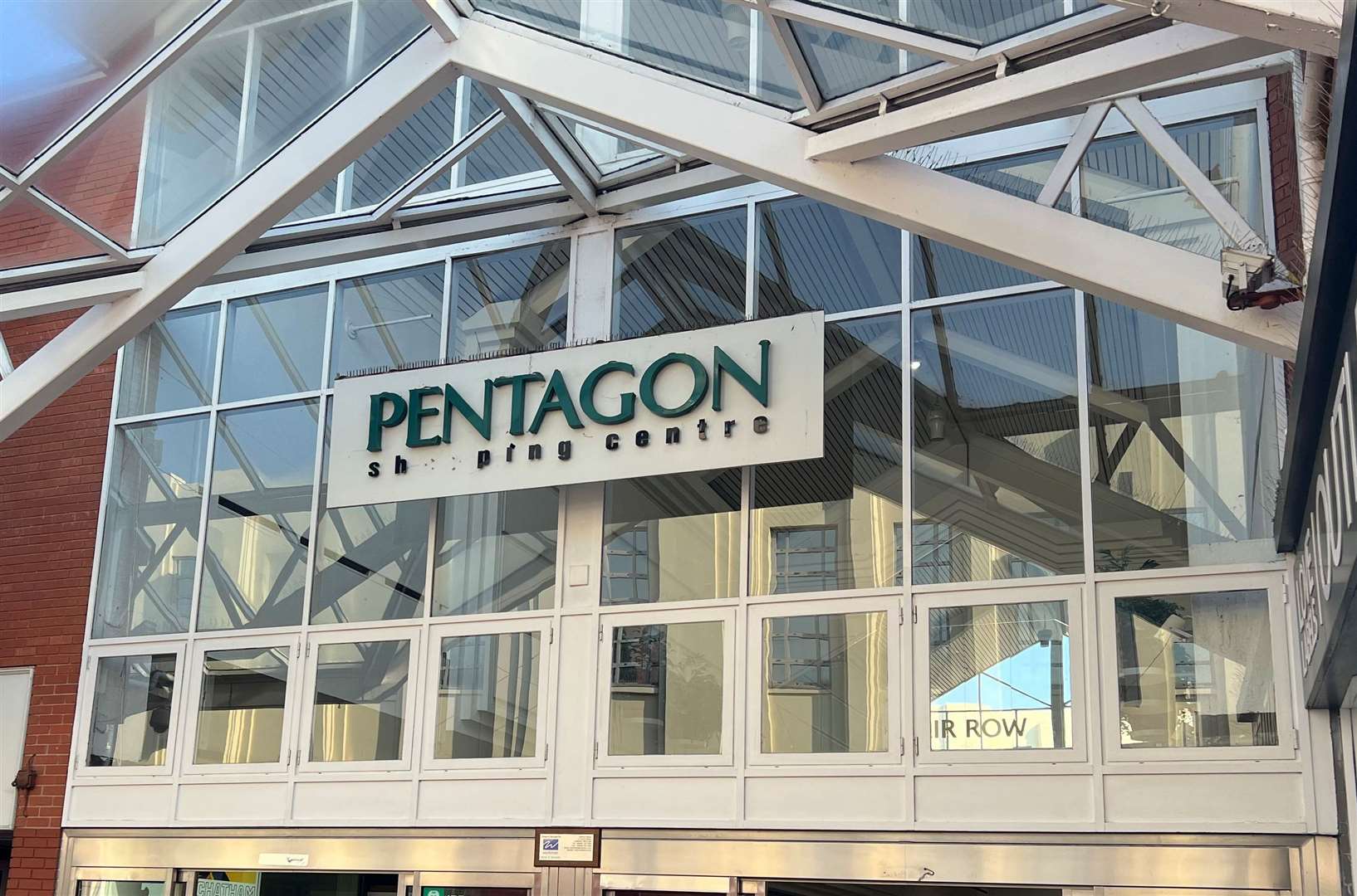 The incident happened in the Pentagon Shopping Centre in Chatham