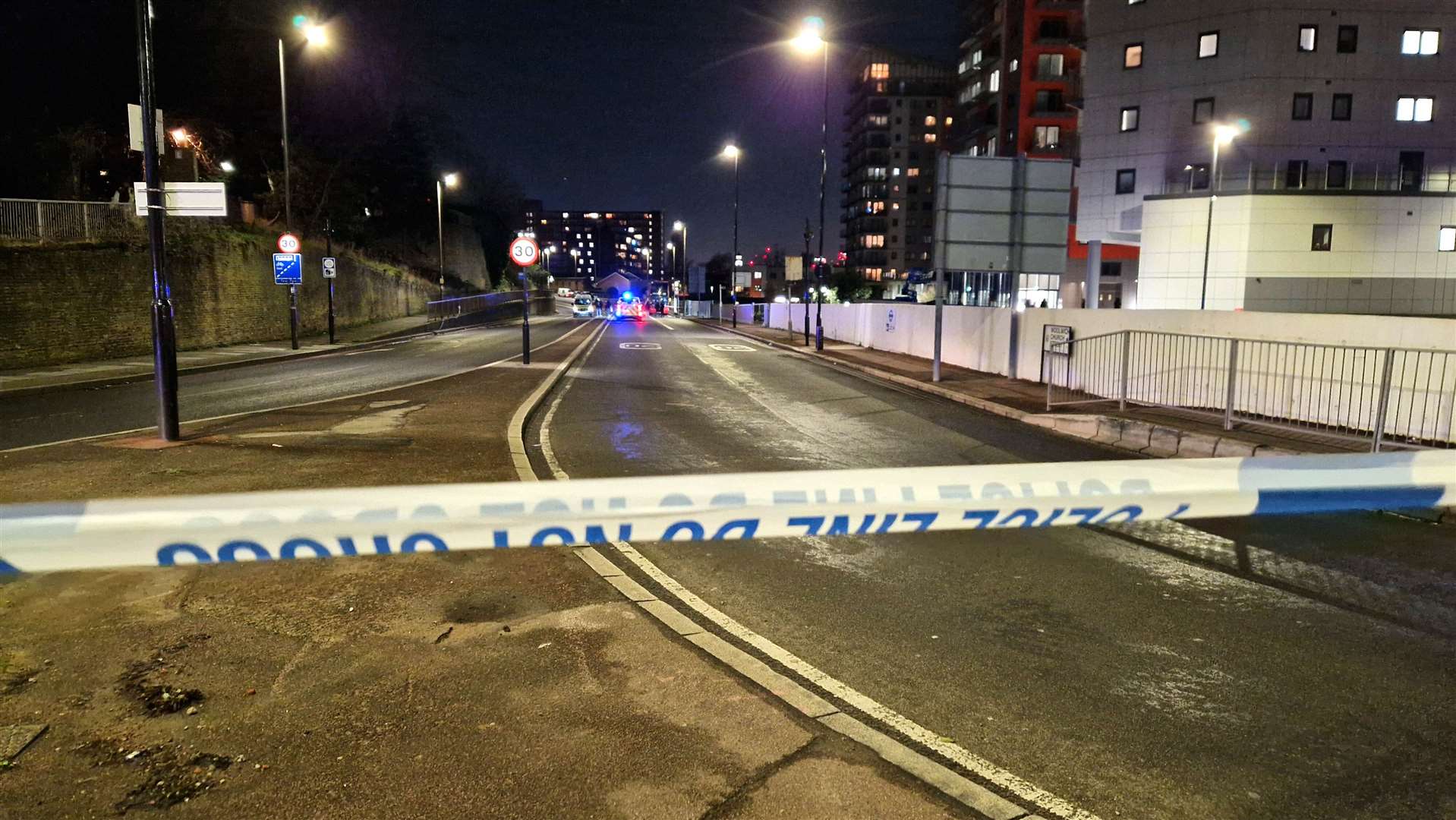 Police tape at the scene of the incident (Ben Bauer/PA)