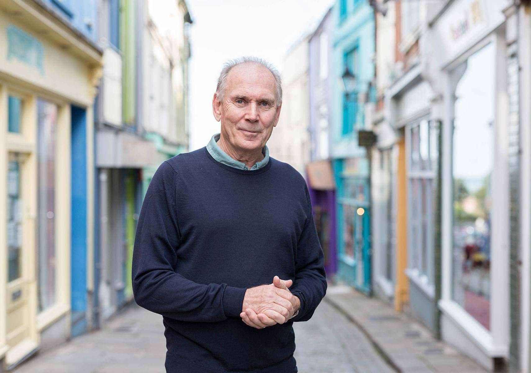 Sir Roger De Haan, philanthropist and chairman of Saga, pictured in the Folkestone Creative Quarter