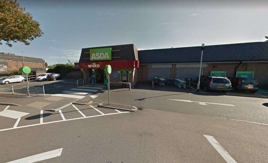 Asda store in Strood where a security guard was alleged to have been assaulted. Picture: Google