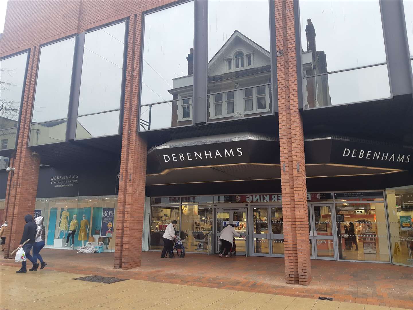 Debenhams in High Street, Chatham could face closure as the company goes into administration (8451286)
