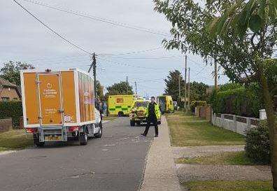 A man has died after he was hit by a minibus in Dunes Road, Greatstone. Picture: Daniel Knapp