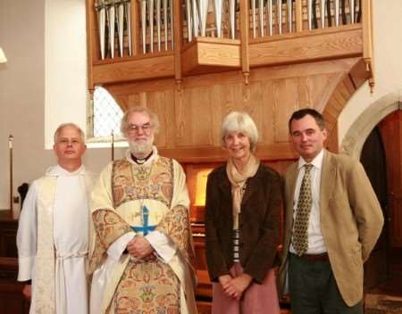 Canon Lindsay Hammond, Dr Rowan Williams, Christine