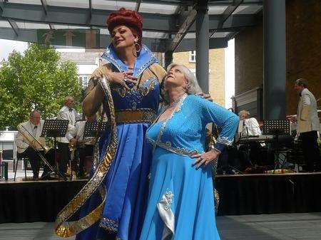 Craig Revel Horwood and Ann Widdecombe in Snow White and the Seven Dwarfs