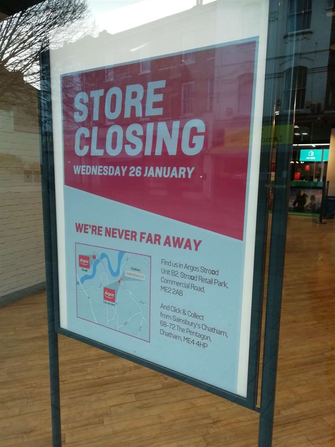 Stores around Kent have also been closing including the Chatham branch