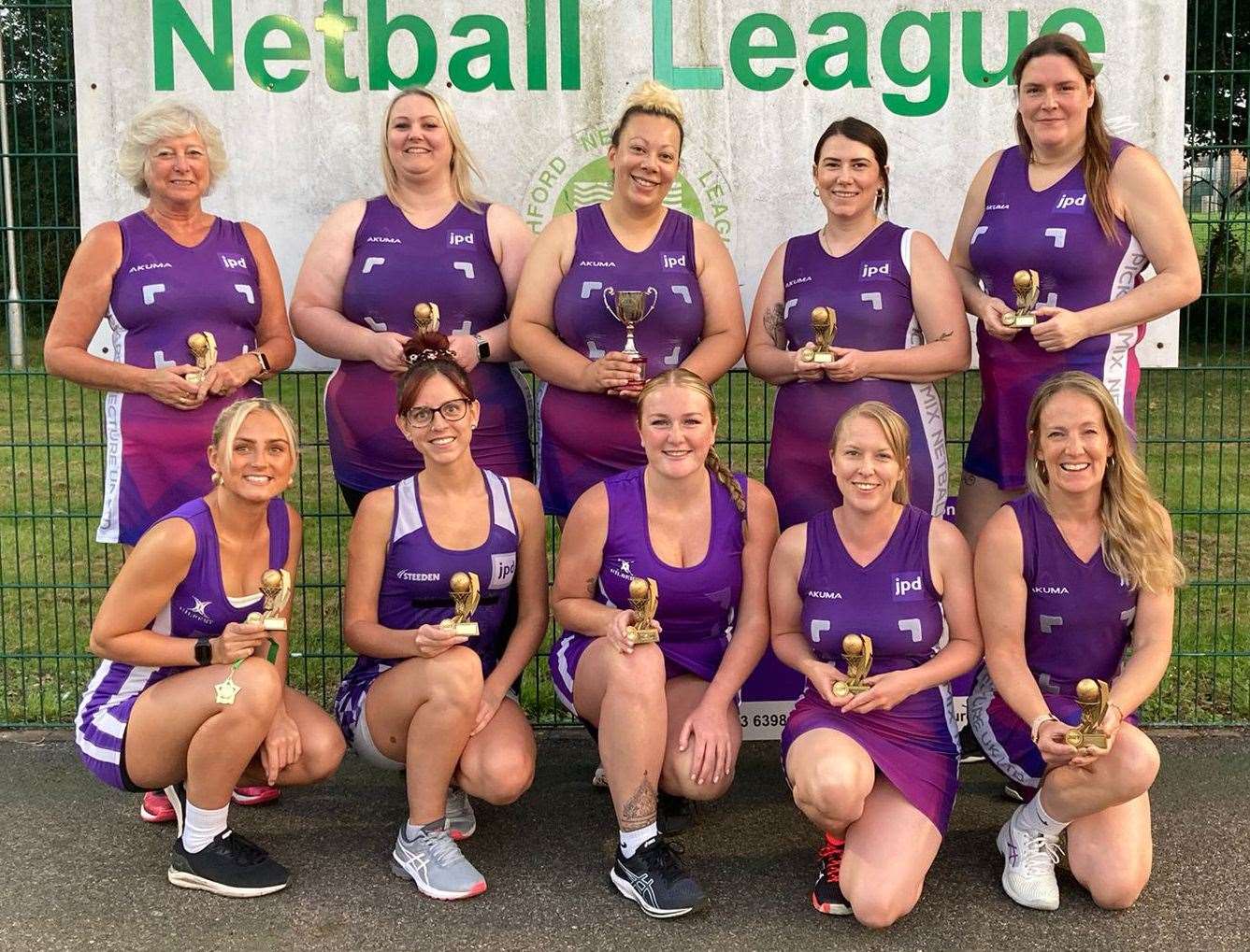 Ashford Netball League summer season Second Division winners Pick ‘n Mix. Picture: Terrie Ireland