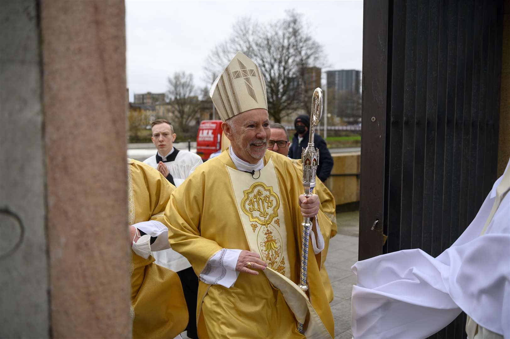 The Most Reverend William Nolan after he was installed as the new Roman Catholic Archbishop of Glasgow during his enthronement ceremony at St Andrew’s Cathedral, Glasgow (John Linton/PA)