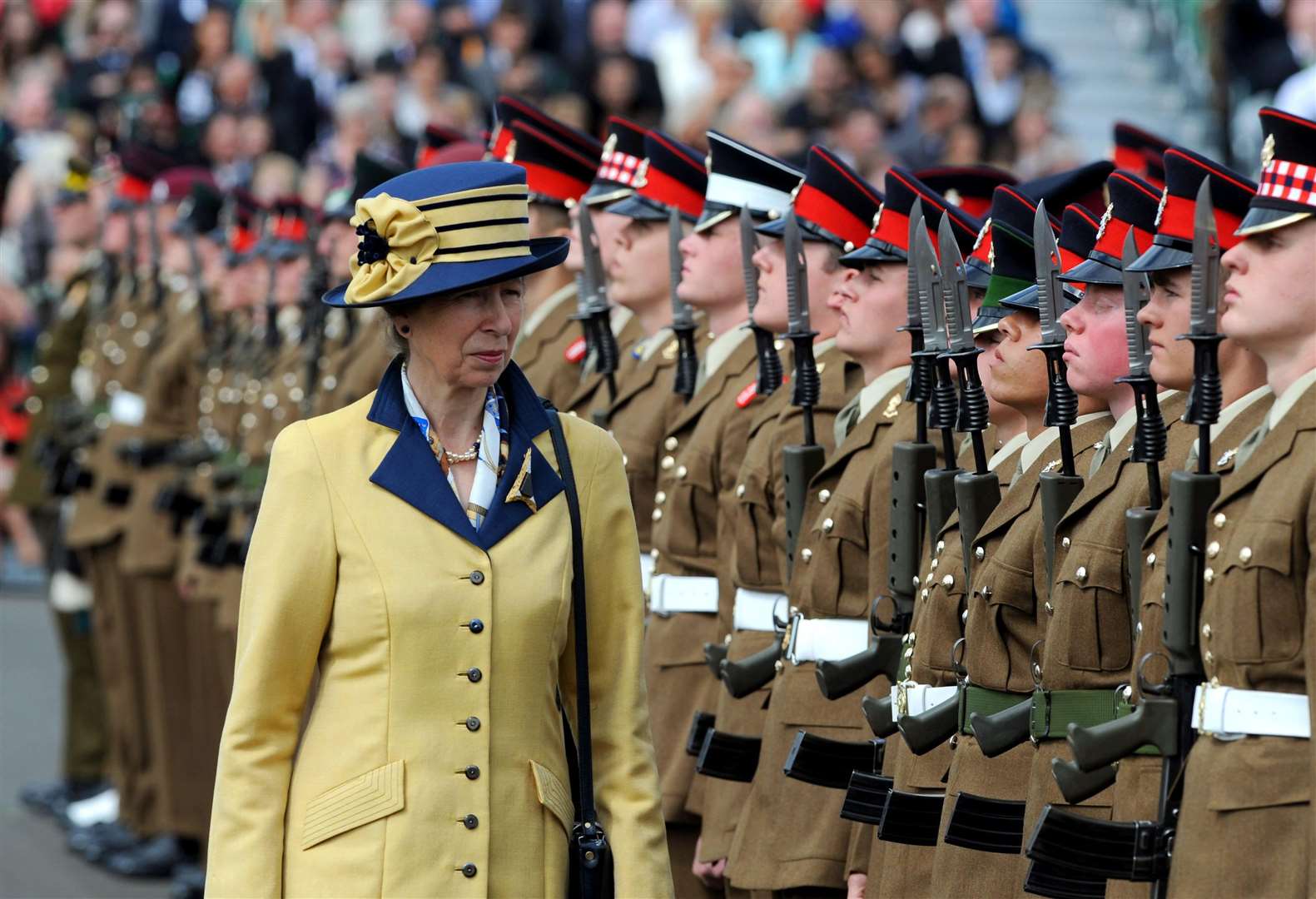 The Princess Royal has been awarded military promotions to mark her 70th birthday (John Giles/PA)