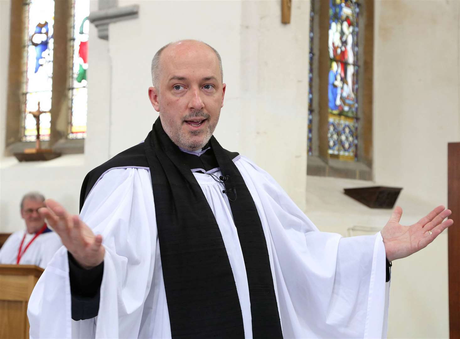 Vicar of St Margaret's Church, Reverend Nathan