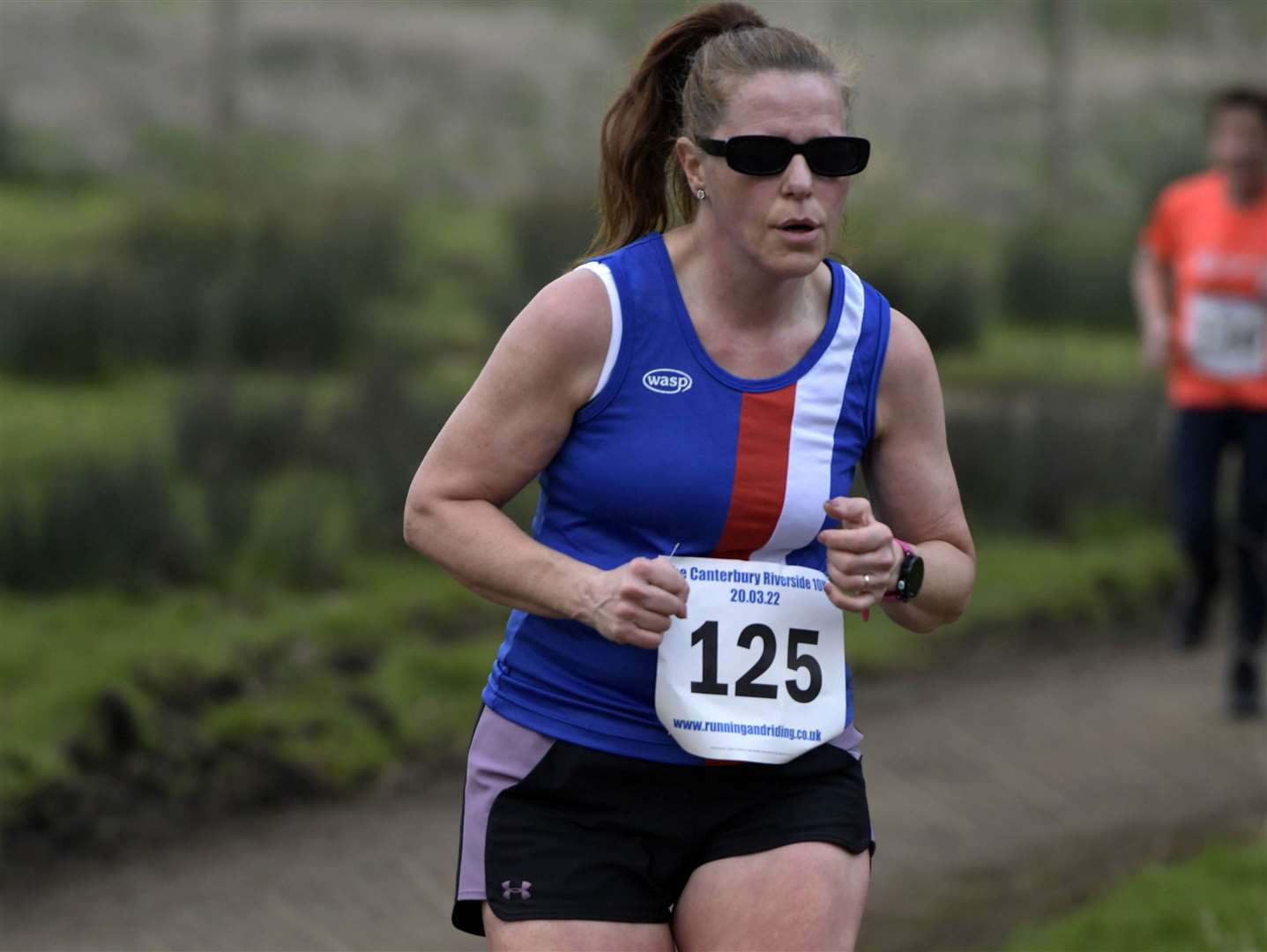 Folkestone Running Club's Karla Larnder came 26th and was third female back. Picture: Barry Goodwin