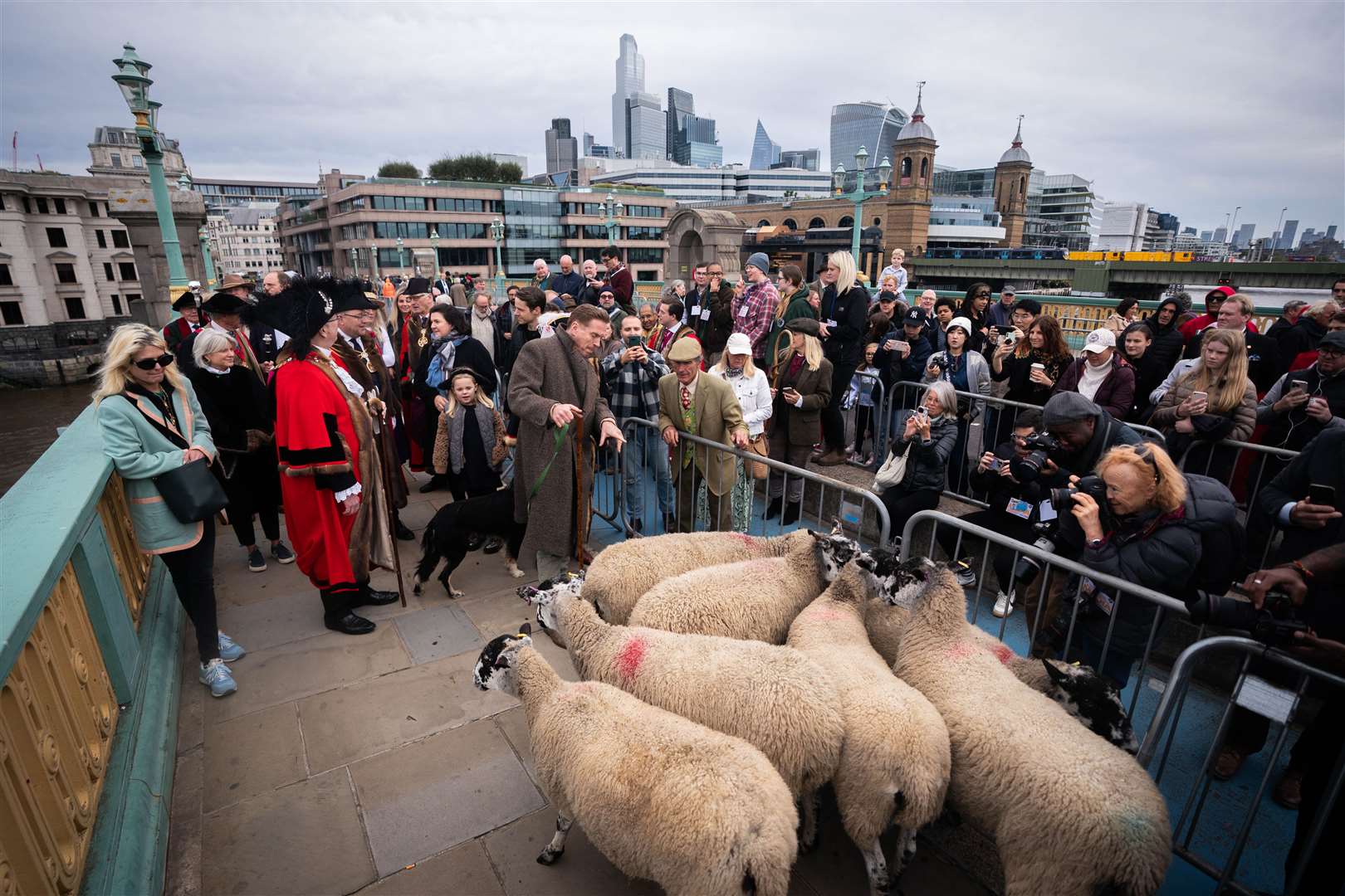 Damian Lewis retracing the steps of London’s ancient trading routes (James Manning/PA)